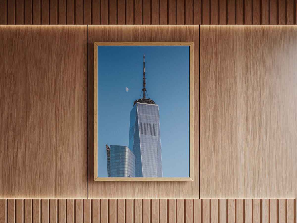 One World Trade Center & the Moon-1