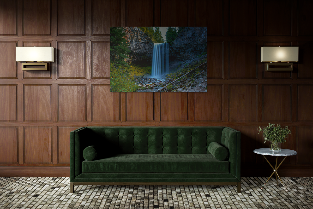 Waterfall in the woods - landscape