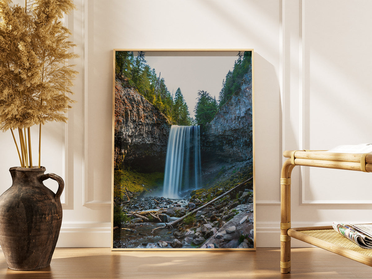 Waterfall in the woods - Portrait